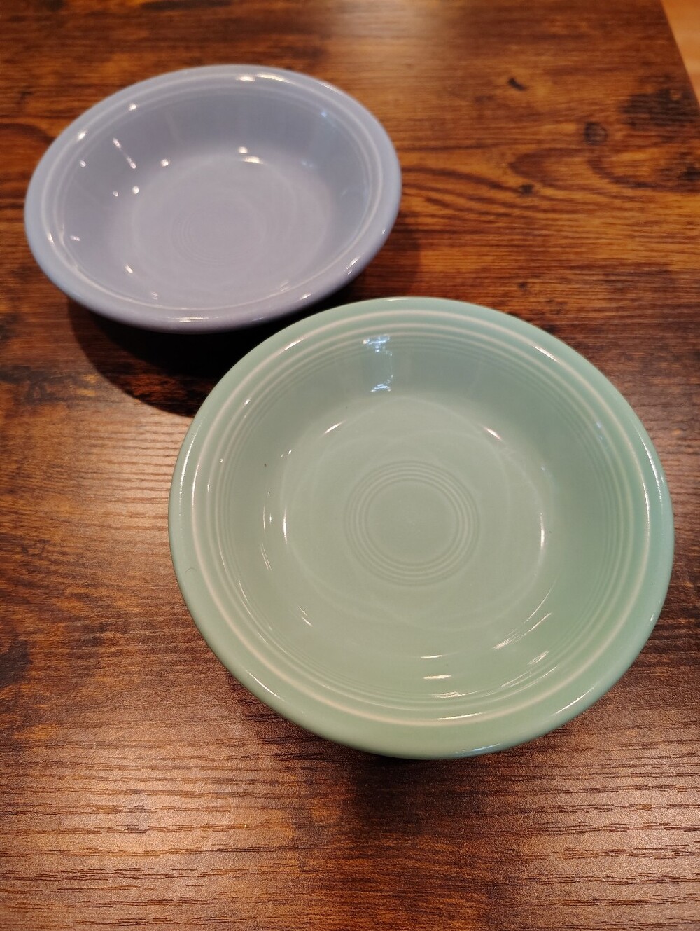 SALE Closet Closes May 17! Fiesta Dishware 2 Small Bowls Sea Green & Pale Blue